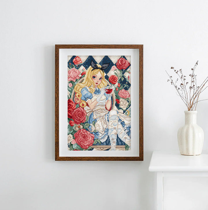A Glimpse of Wonderland Counted Cross Stitch Kit by Letistitch L9960