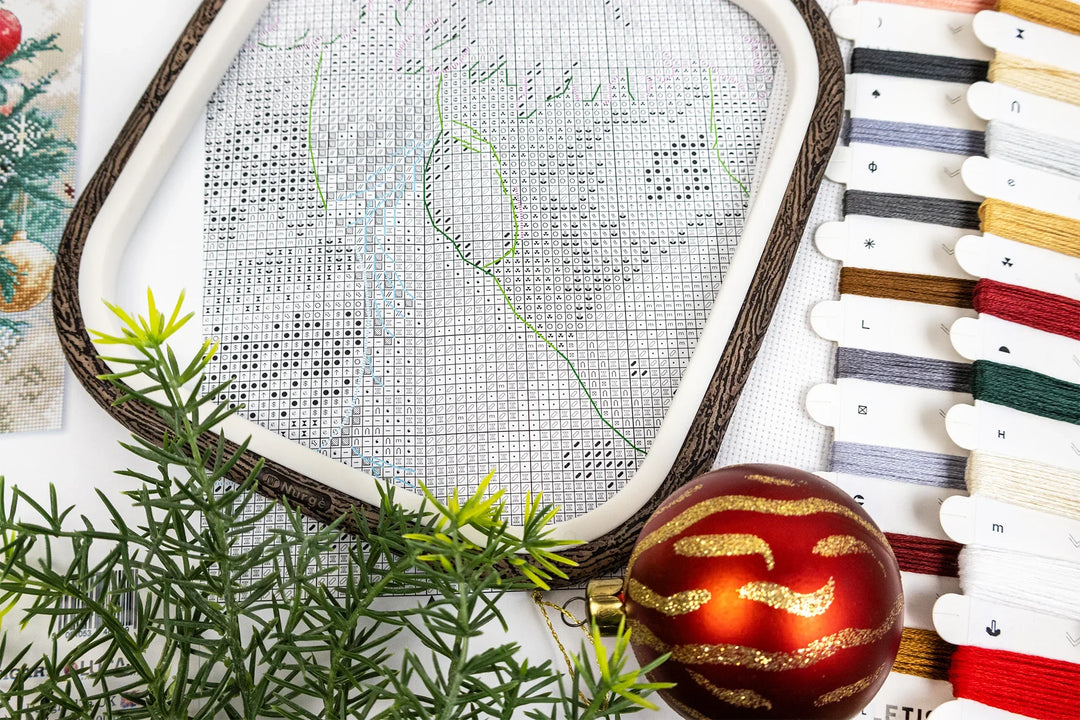 Christmas Naps Counted Cross Stitch Kit by Letistitch L9966