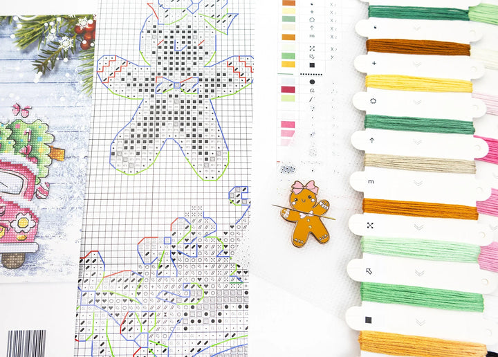 Sweetmas Ornaments Counted Cross Stitch Kit by Letistitch L9969