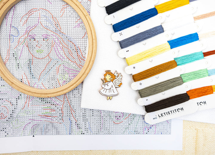 Magic Friendships Counted Cross Stitch Kit by Letistitch L9972