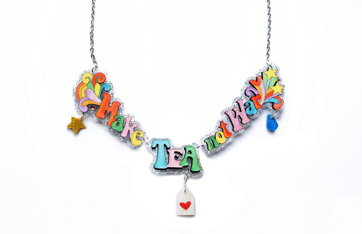 Make Crafts Not War Necklace