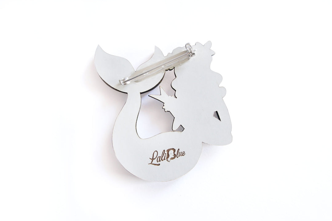 Mermaid Brooch by Laliblue