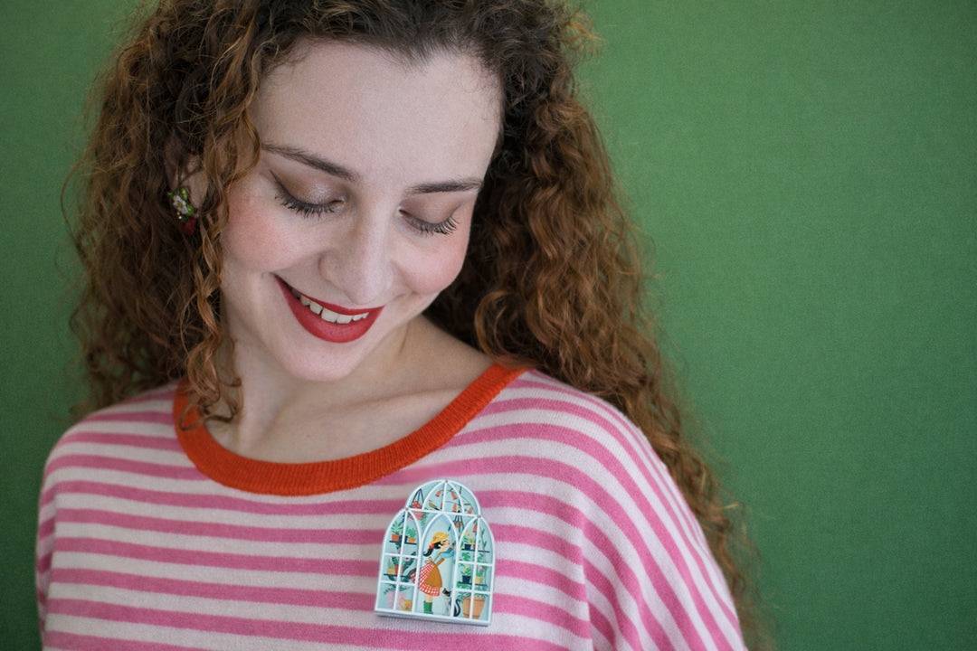 Greenhouse Brooch by Laliblue, image 2