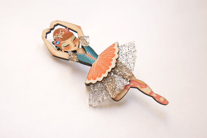 Nutcracker Ballerina Brooch by Laliblue