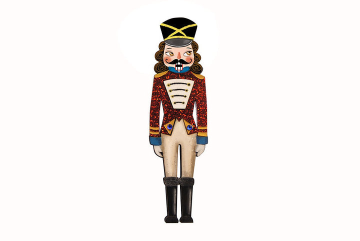 Nutcracker Soldier Brooch by Laliblue