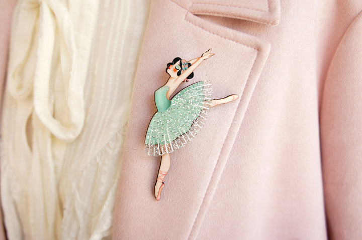 Classical Ballet Brooch by Laliblue