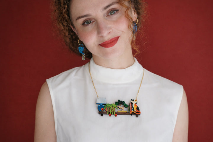 Plant Shelf and Cat Necklace by Laliblue, image 2