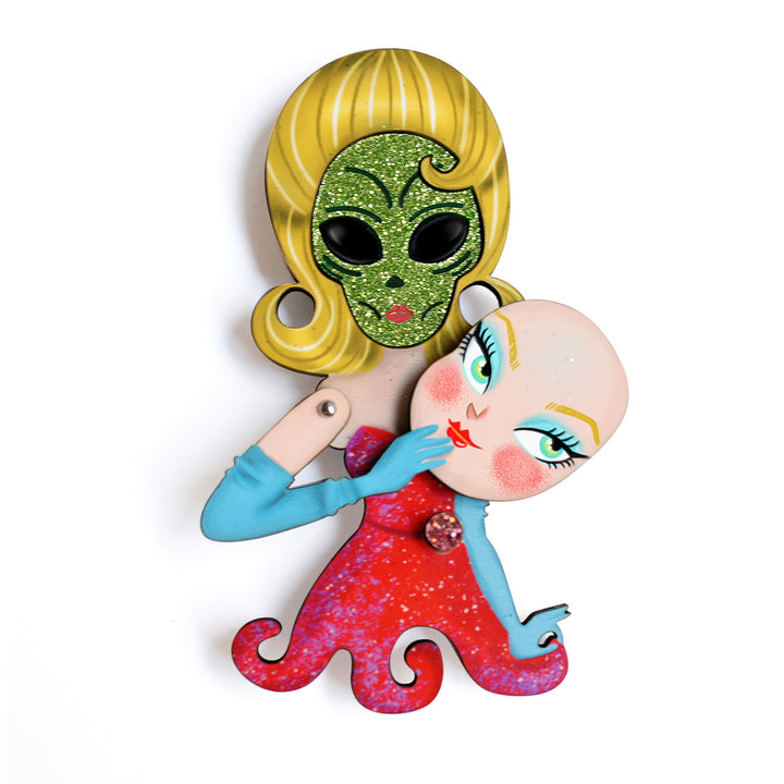 Martian Girl Brooch by Laliblue | Space Adventures Collection
