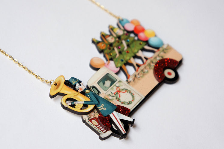 Musical Parade Necklace by Laliblue