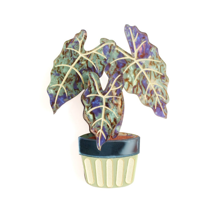 Alocasia Brooch by Laliblue