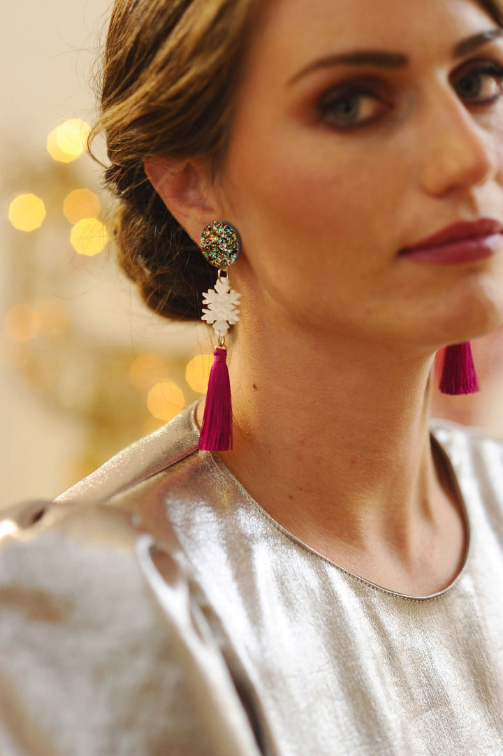 Snow Star Earrings