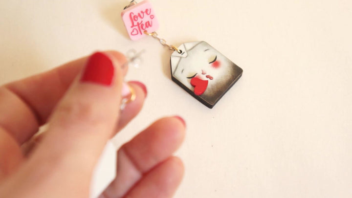 Love Letters Earrings by Laliblue - Rainbow