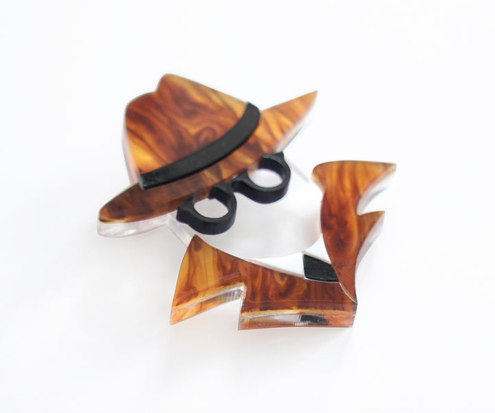 Invisible Man Brooch by Laliblue