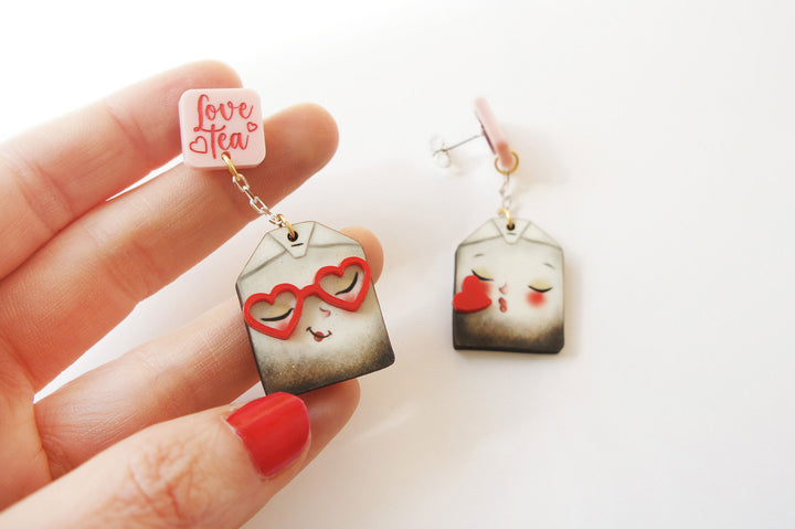 Tea of Love Earrings by Laliblue