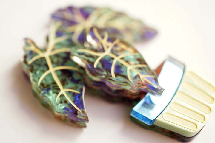 Alocasia Brooch by Laliblue, image 4