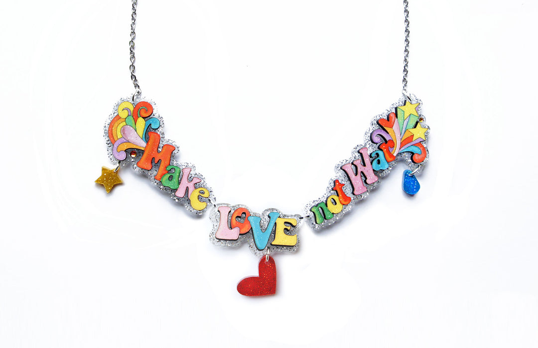 Make Art Not War Necklace