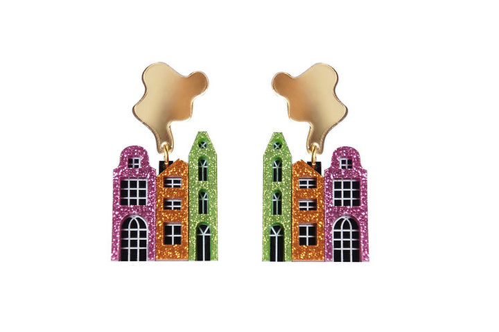 Little House Earrings by Laliblue