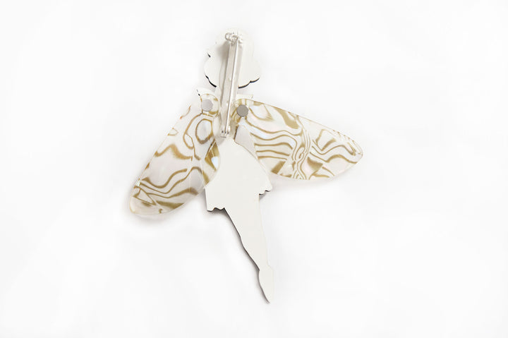 Butterfly Woman Halloween Brooch