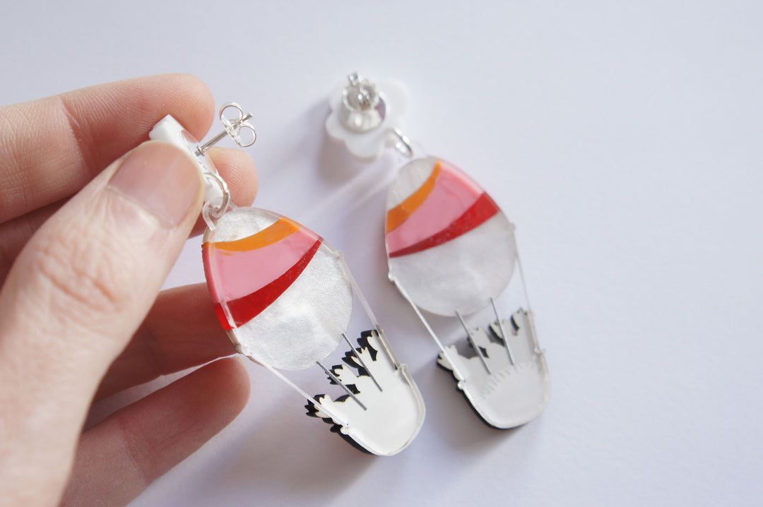 Easter Egg Balloon Earrings