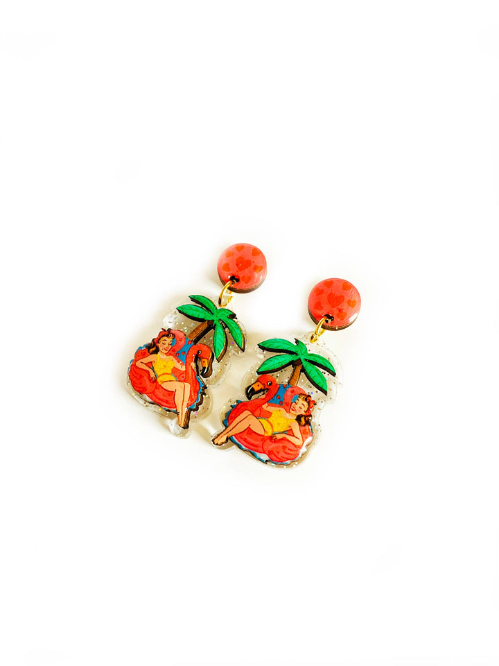 Frankie Tropicana Earrings by Rosie Rose Parker
