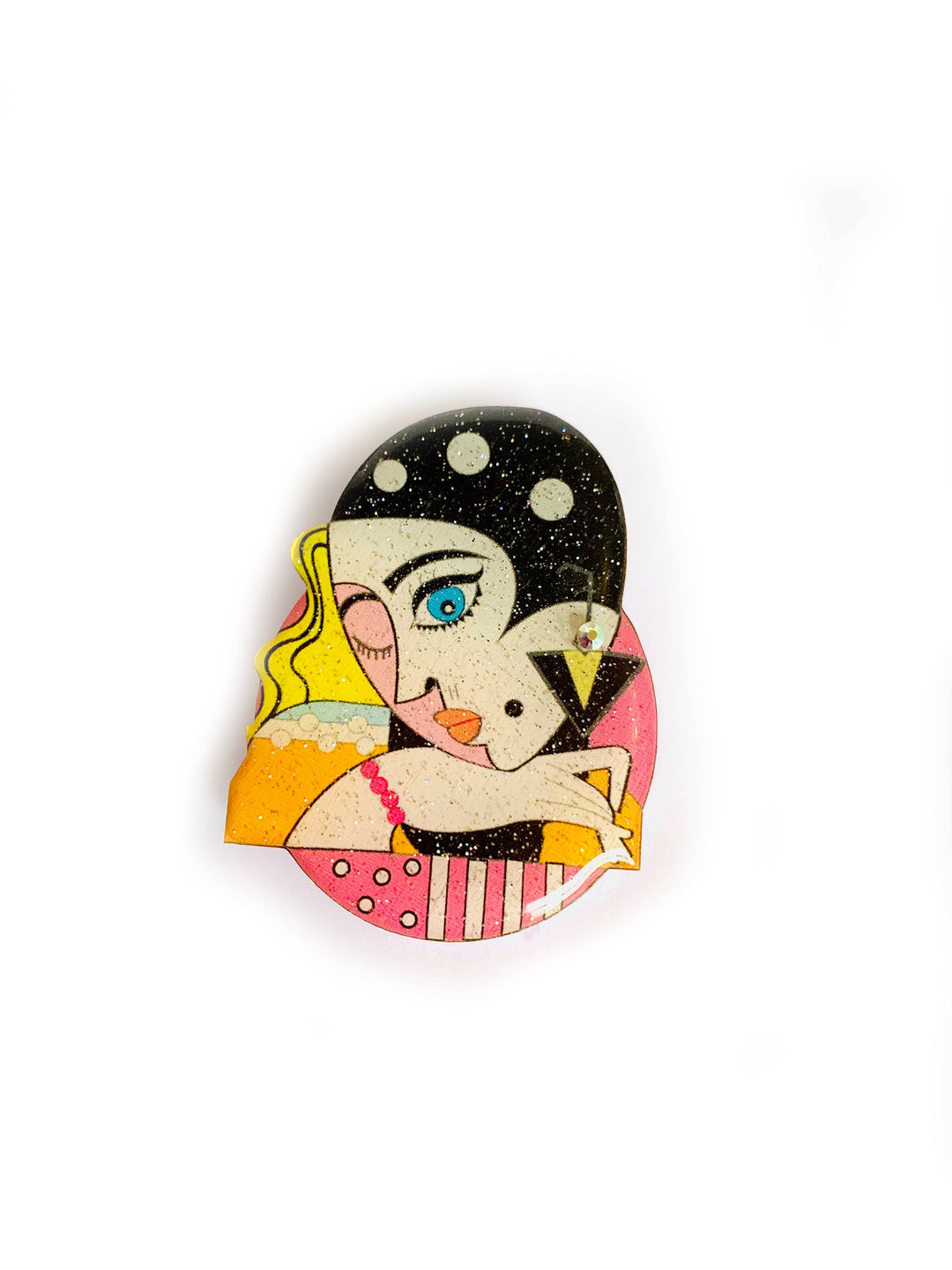 The Glamour Girl Brooch by Rosie Rose Parker