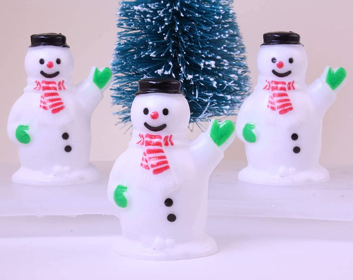 Vintage Hand-Painted Miniature Snowman Figure