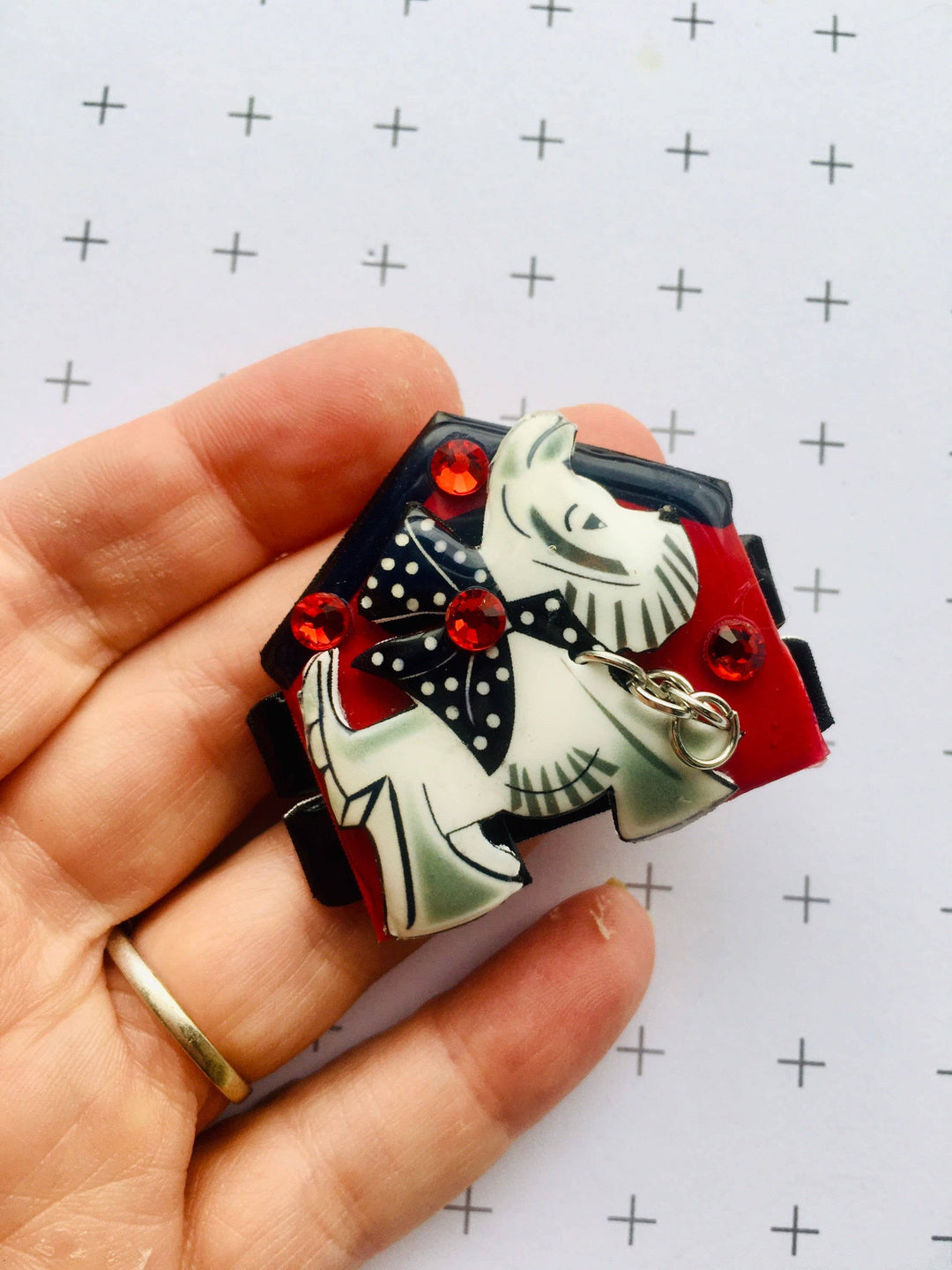 Scottie Dog Brooch by Rosie Rose Parker