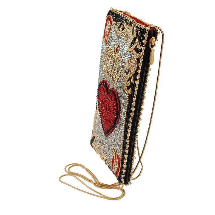 Queen of Hearts Crossbody Phone Bag