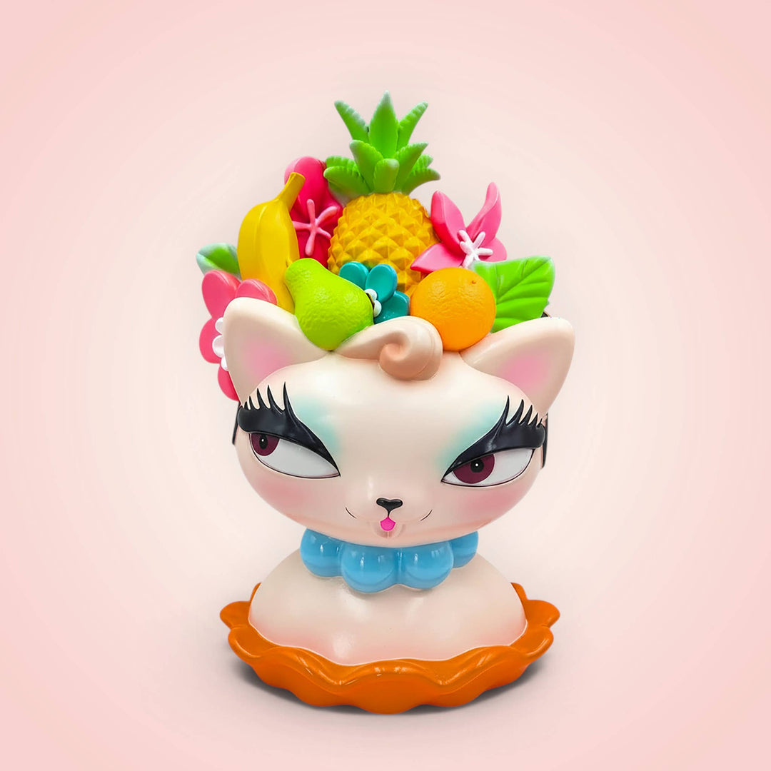Miranda Kitty Head Vase 12" by Miss Fluff PRE-ORDER SHIPS APR