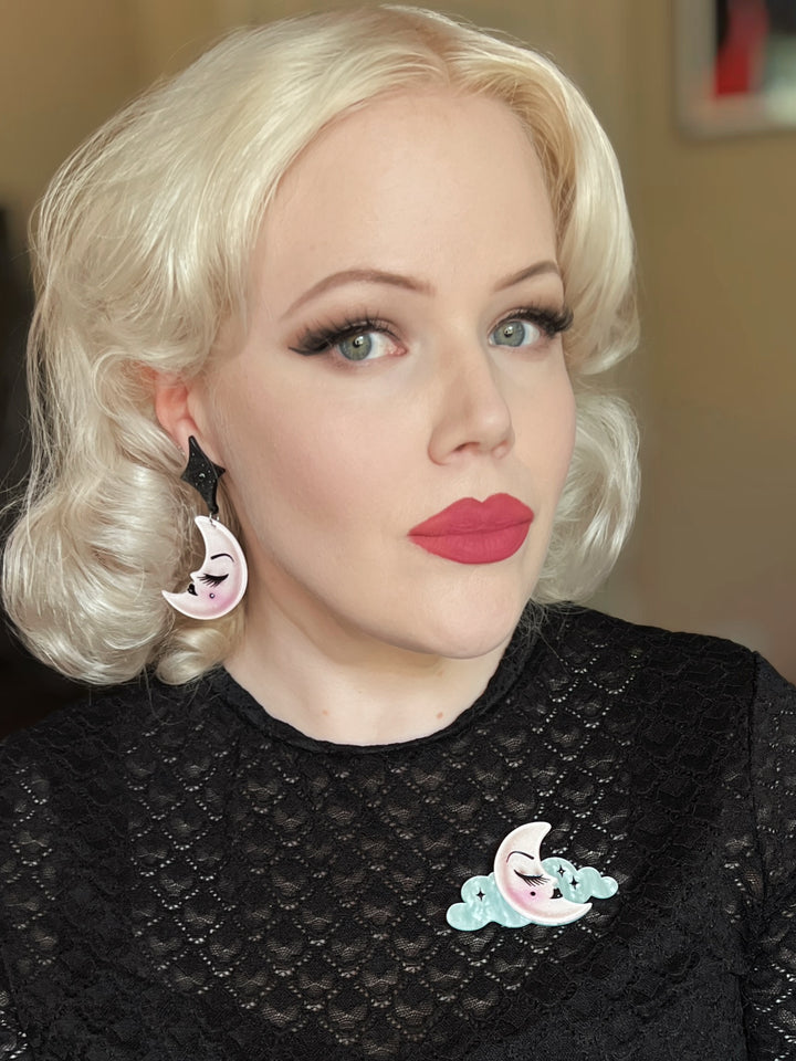 Luna Lullaby Brooch by Miss Fluff x Lipstick & Chrome