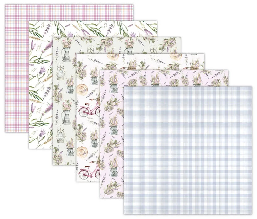 Spring Scrapbook Paper Pack. 12 Sheets of 15.2x15.2cm Heavyweight Paper Pad F07M2-3 AC230307-06