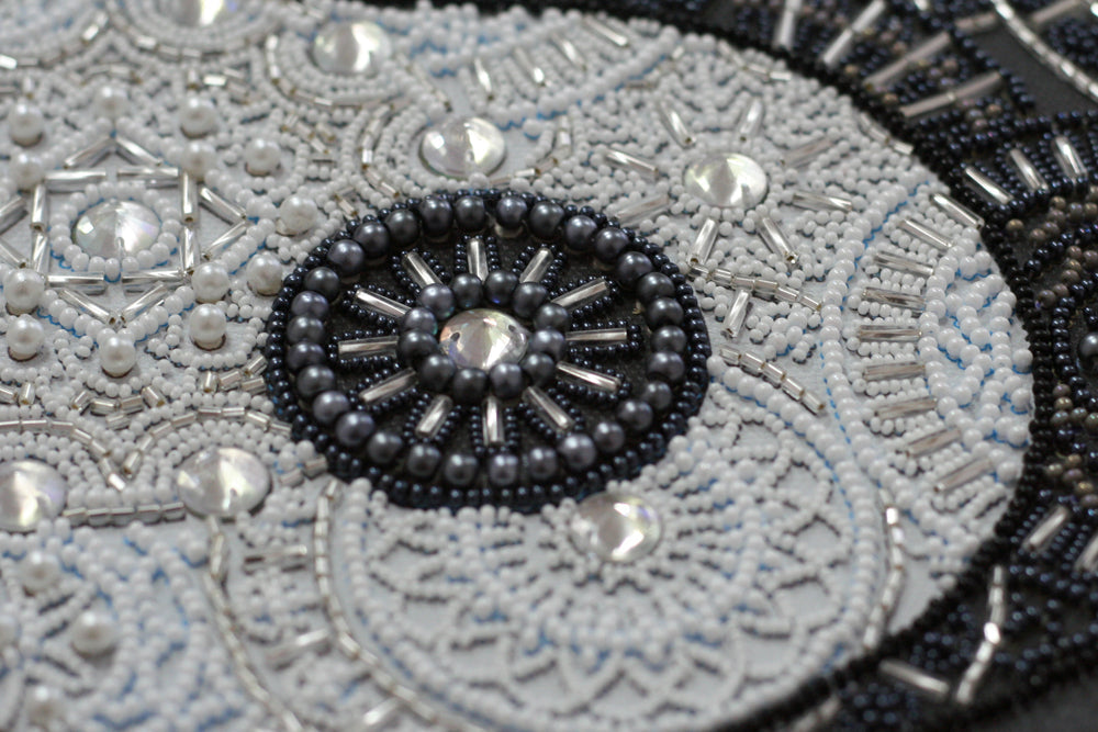 Bead Embroidery Kit - Balance. Yin and yang