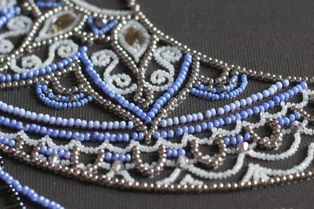 Bead Embroidery Kit - Moon pattern