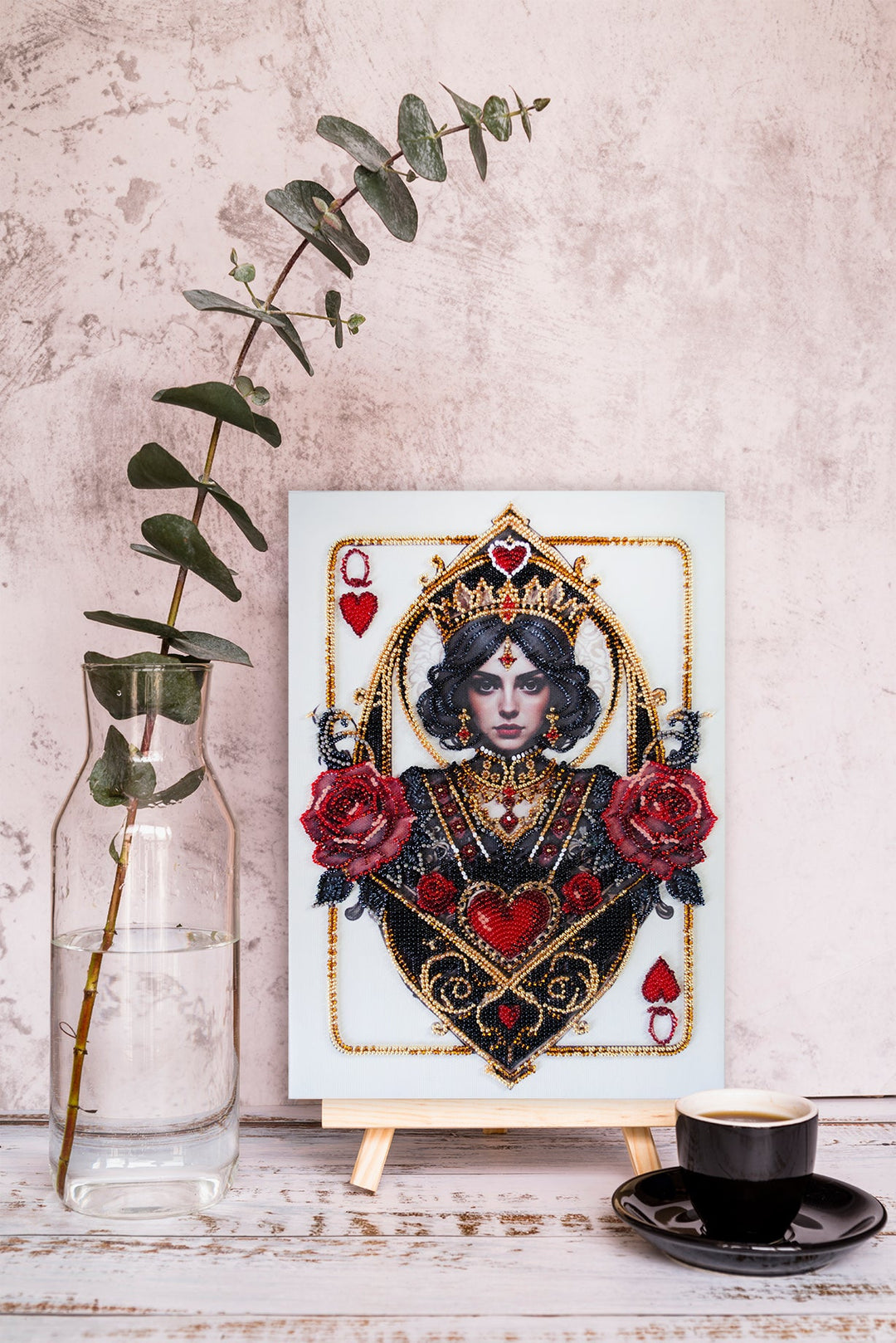 Bead Embroidery Kit - Queen of hearts AB-940