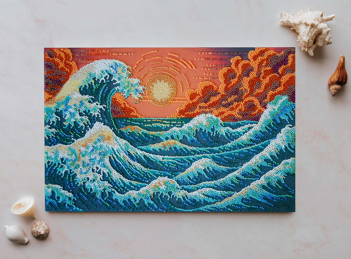 The Murmuring Sea Bead Embroidery Kit by Abris Art AB-953