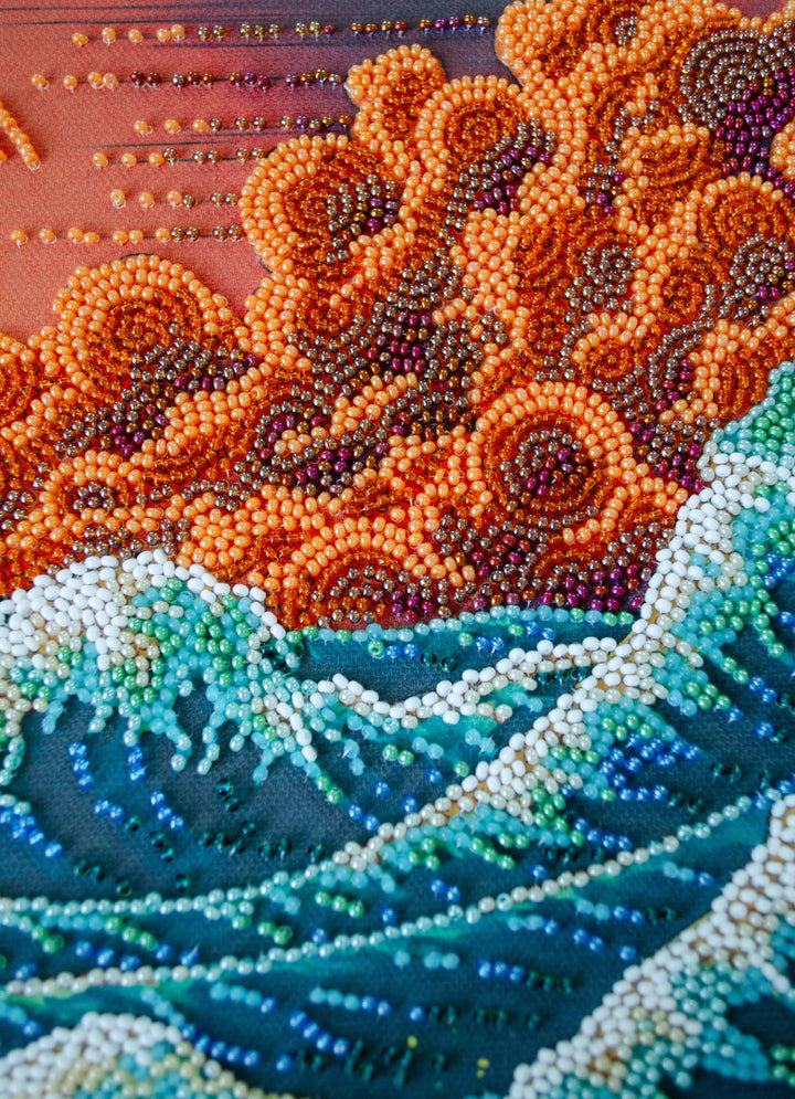 The Murmuring Sea Bead Embroidery Kit by Abris Art AB-953
