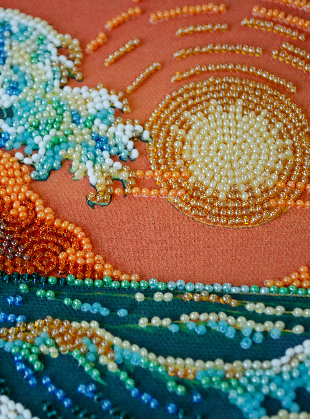 The Murmuring Sea Bead Embroidery Kit by Abris Art AB-953