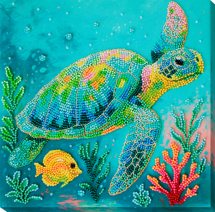 Ocean Traveler Bead Embroidery Kit by Abris Art AB-954