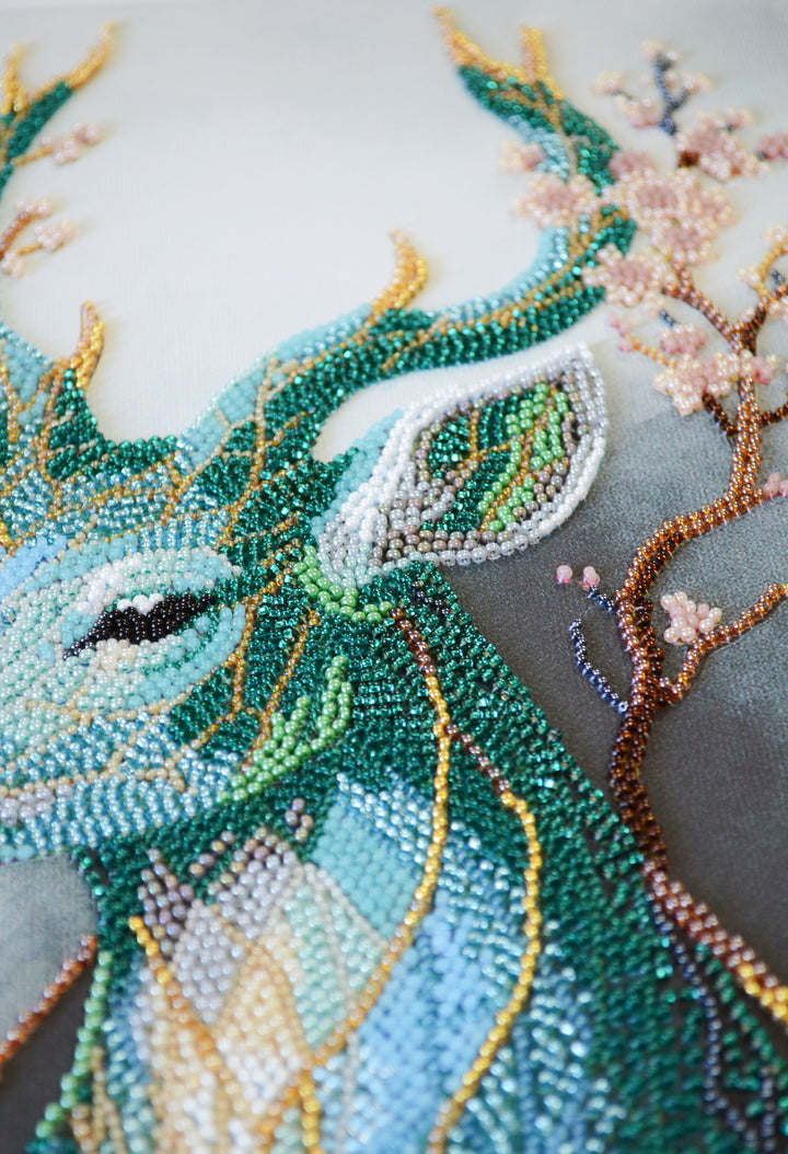 Forest Spirit Bead Embroidery Kit by Abris Art AB-956