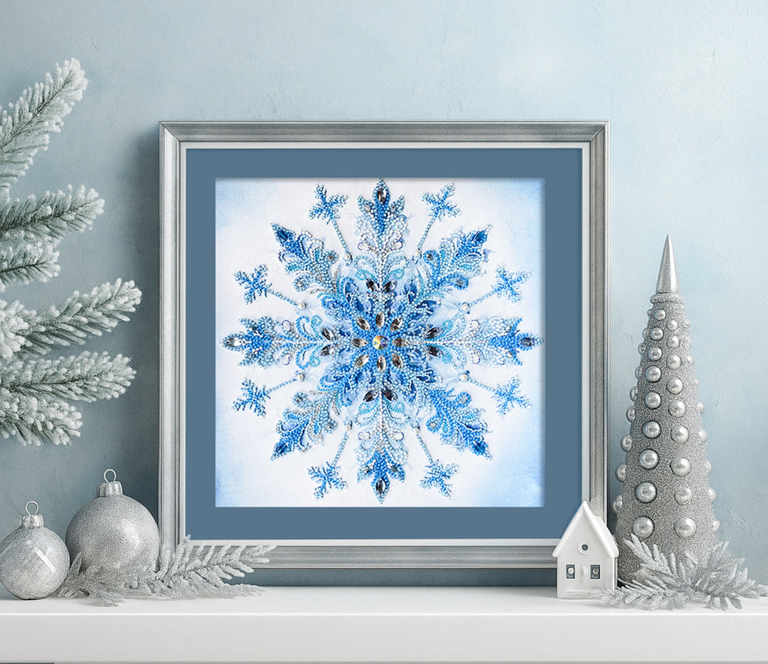 Frost Patterns Bead Embroidery Kit by Abris Art AB-963