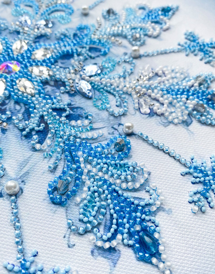Frost Patterns Bead Embroidery Kit by Abris Art AB-963
