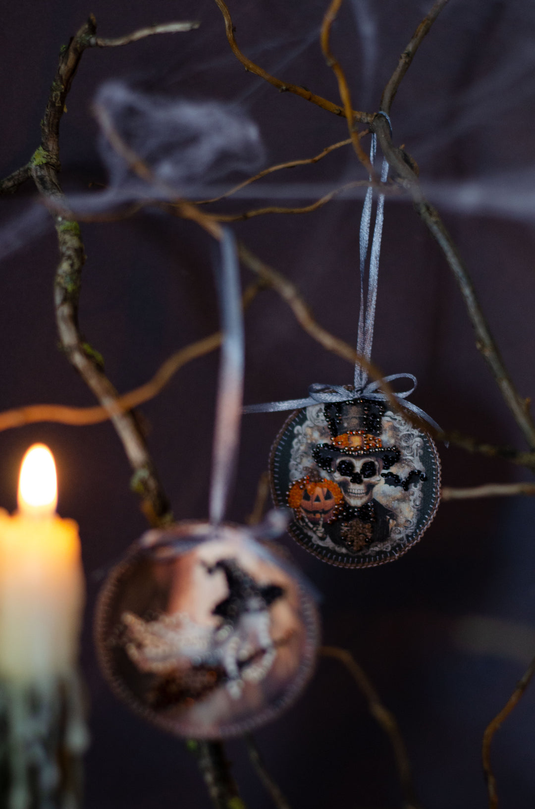 Mini Bead Embroidery Kit Decoration - Midnight Horrors ABT-041