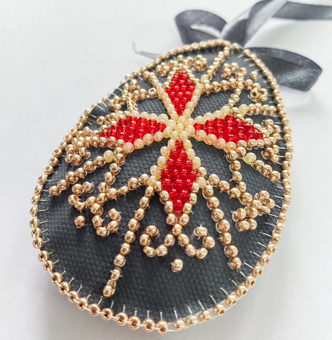 Easter Star Bead Embroidery Decoration Kit by Abris Art ABT-056