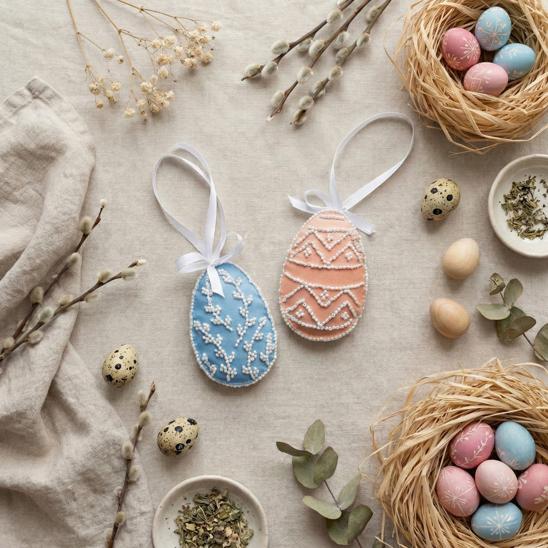 Easter Tenderness Bead Embroidery Decoration Kit by Abris Art ABT-057