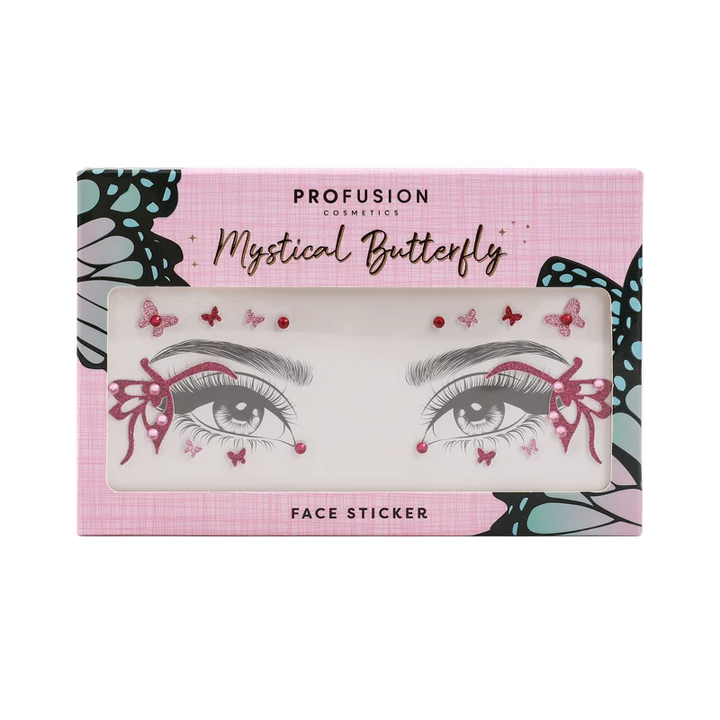 Empowered Butterfly | Mystical Butterfly Face Stickers