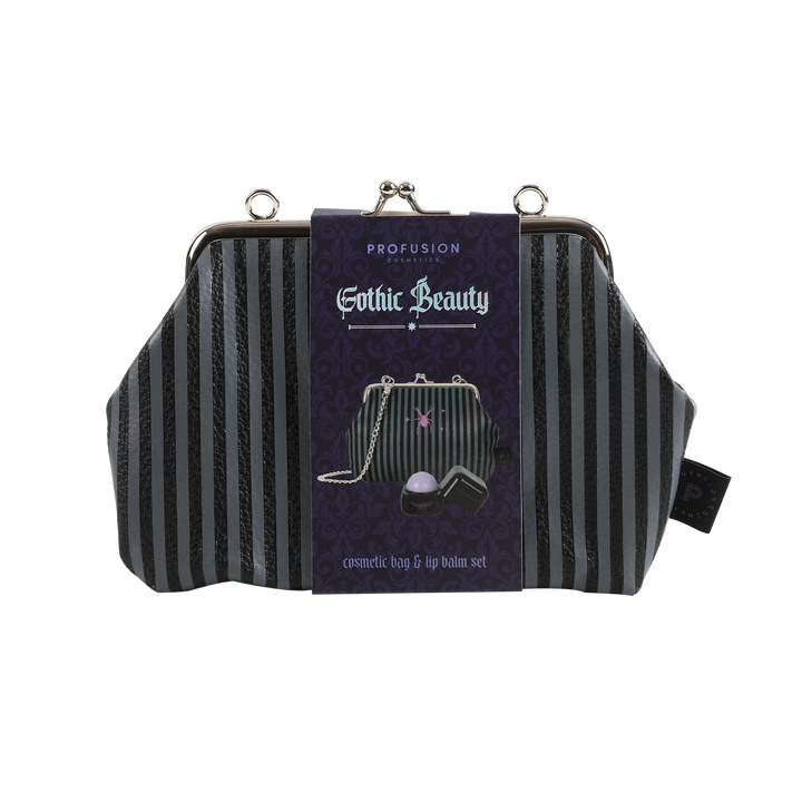 Gothic Beauty-Cosmetic Bag & Lip Balm Set