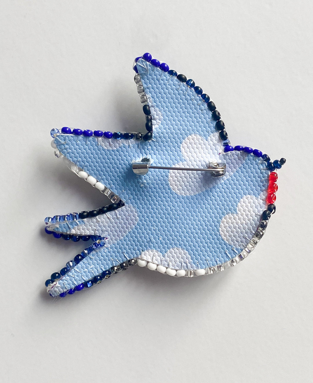 Song of the Swallow Bead Embroidery Brooch Decoration Kit by Abris Art AD-246