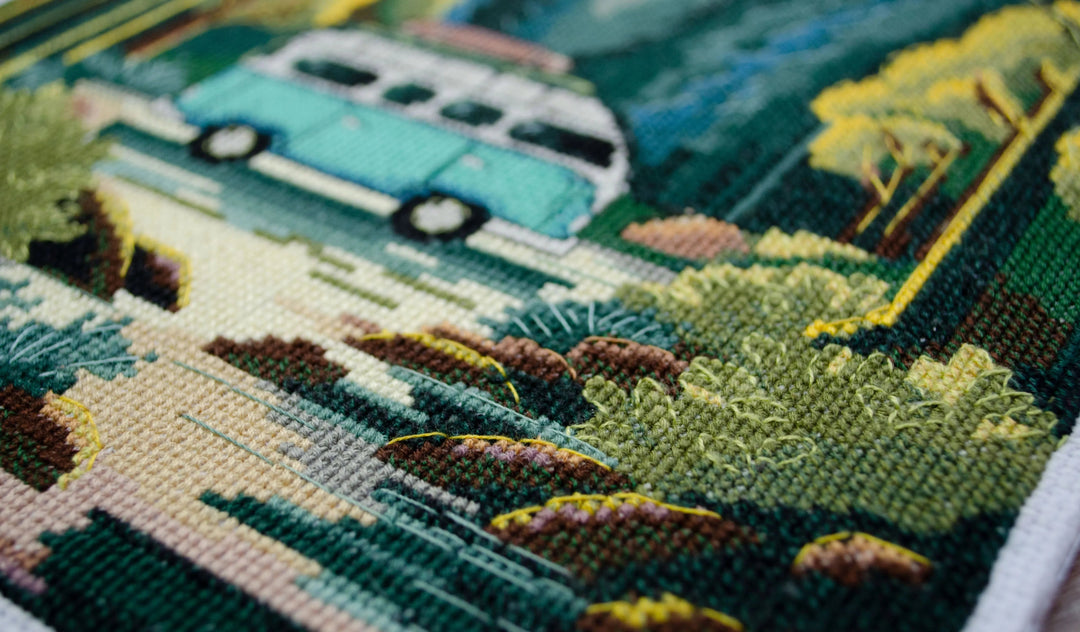 Cross-stitch kit Thirst for adventure AH-198