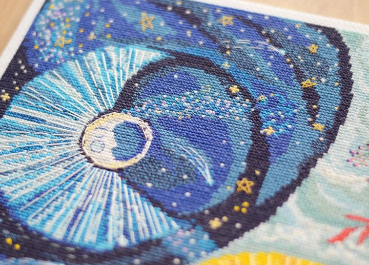 Cross-stitch kit - Spring equinox AH-206