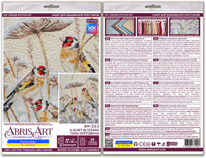 Cross-stitch kit - A quiet blizzard AH-263